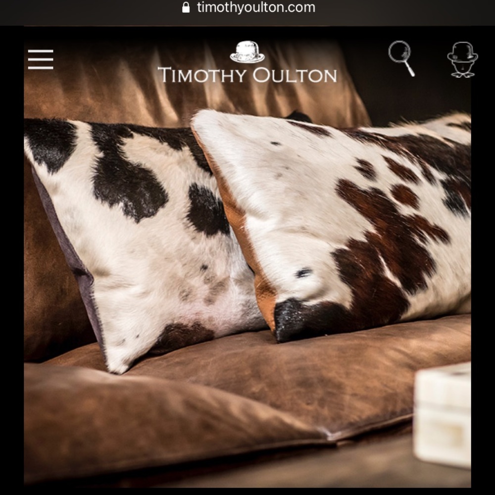 Timothy Oulton accent pillow